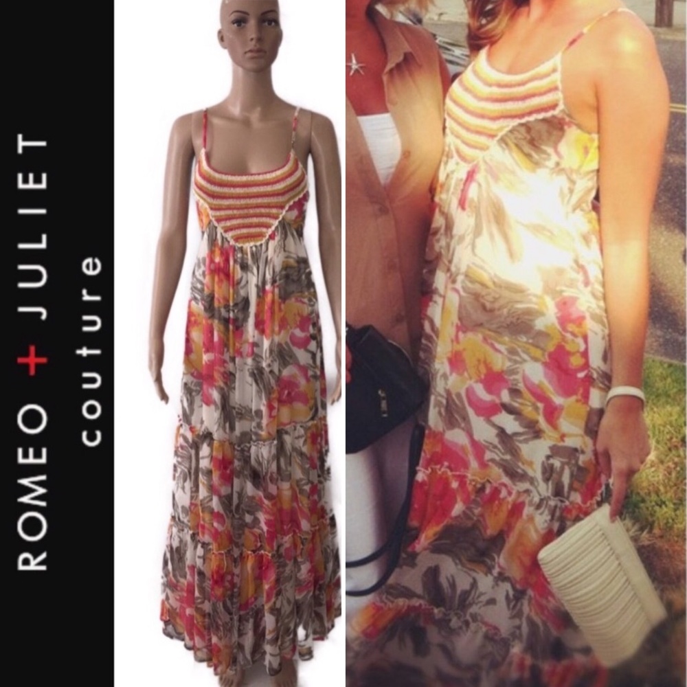 Romeo & Juliet Couture Floral Maxi Dress